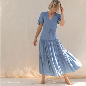 Christy Dawn Augusta Dress Size Medium Sky Blue